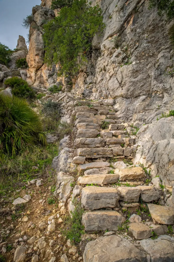 Escalera arabe ,el chorro , caminito del rey , Malaga